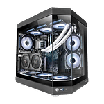 Mars Gaming MC3T Panoramica  Caja ATX Cristal Templado