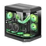 Mars Gaming MC3T Panoramica  Caja ATX Cristal Templado