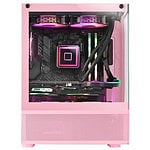 Mars Gaming MCSE  Caja MicroATX Cristal Templado Rosa