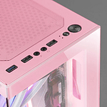 Mars Gaming MCSE  Caja MicroATX Cristal Templado Rosa