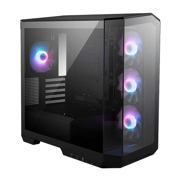MSI MAG PANO M100R PZ  Caja Micro ATX Cristal templado Negra