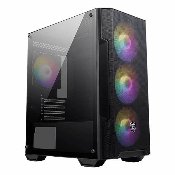 MSI MAG Forge M100A Black USB 32  Caja Micro ATX ARGB