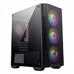 MSI MAG Forge M100A Black USB 32  Caja Micro ATX ARGB