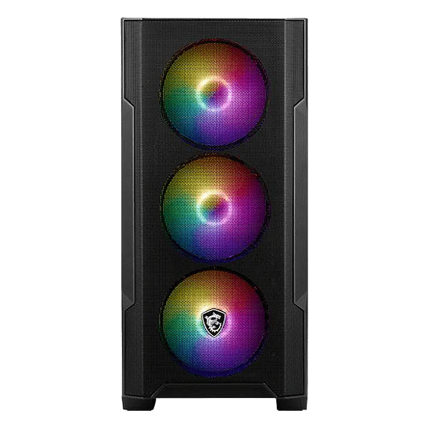 MSI MAG Forge M100A Black USB 32  Caja Micro ATX ARGB