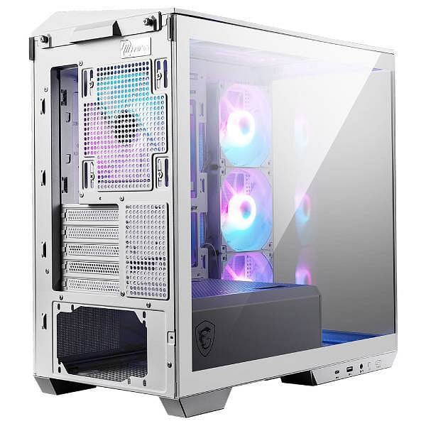 MSI MAG PANO M100R PZ  Caja Micro ATX Cristal templado Blanca