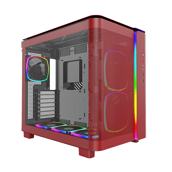 Montech KING 95 PRO ARGB  Caja Roja ATX Cristal Templado