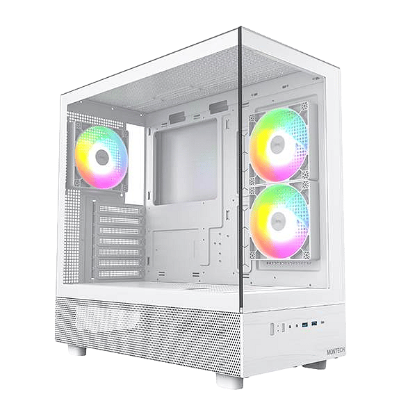 Montech XR  Caja Blanca ATX Cristal Templado