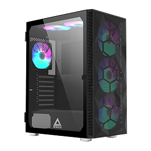 Montech X3 Mesh RGB  Caja Negra ATX Cristal Templado