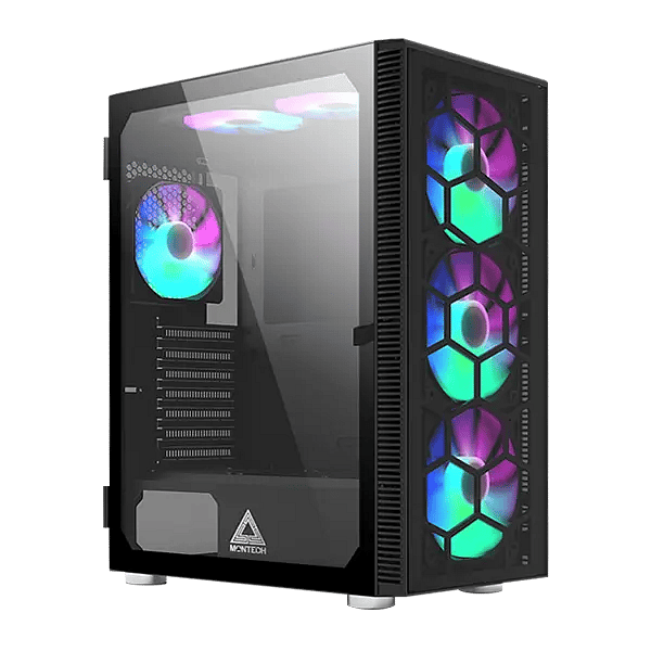 Montech X3 Glass RGB  Caja ATX Cristal Templado Negra