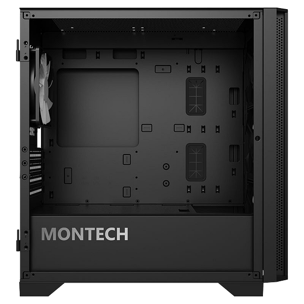 Montech AIR 100 ARGB  Caja Negra MATX Cristal Templado