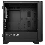 Montech AIR 100 ARGB  Caja Negra MATX Cristal Templado