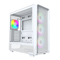 Montech X5 ARGB | Caja Micro ATX Cristal Templado Blanca