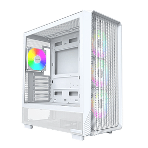 Montech X5 ARGB  Caja Micro ATX Cristal Templado Blanca