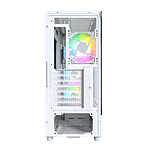 Montech X5 ARGB  Caja Micro ATX Cristal Templado Blanca