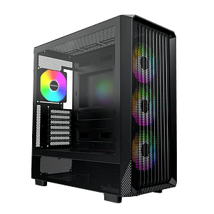 Montech X5 ARGB  Caja Micro ATX Cristal Templado Negra