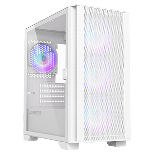 Montech AIR 100 ARGB  Caja Micro ATX Cristal Templado Blanco