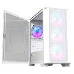 Montech AIR 100 ARGB  Caja Micro ATX Cristal Templado Blanco