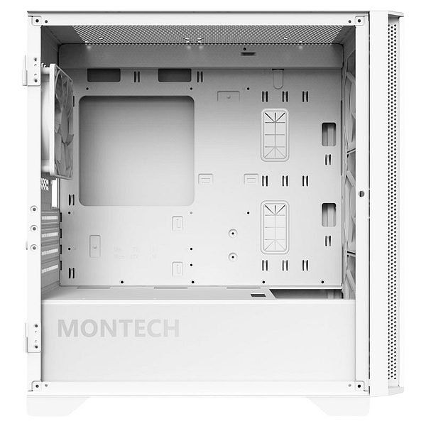 Montech AIR 100 ARGB  Caja Micro ATX Cristal Templado Blanco