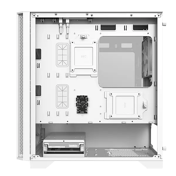 Montech AIR 100 ARGB  Caja Micro ATX Cristal Templado Blanco