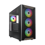 Montech XR Wood ARGB  Caja ATX Cristal Templado Negra