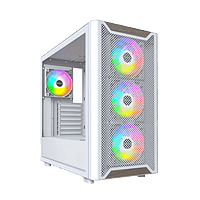 Montech XR Wood ARGB | Caja ATX Cristal Templado Blanca