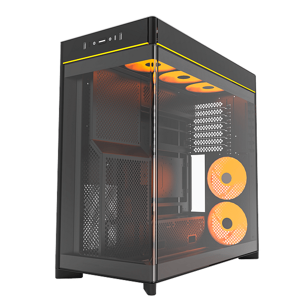 Montech HS02 PRO  Caja ATX Cristal Templado Negra