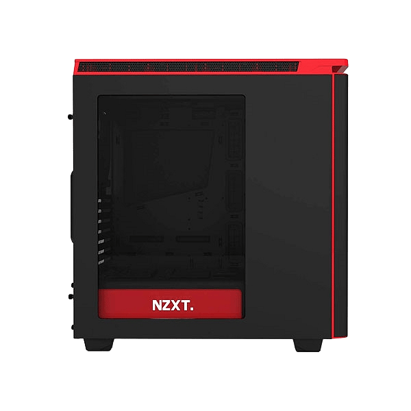 NZXT H440 negrorojo  Caja