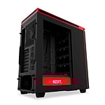 NZXT H440 negrorojo  Caja