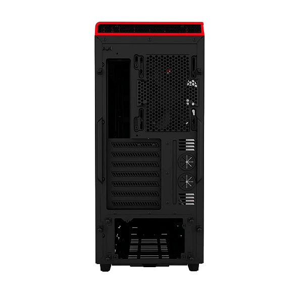 NZXT H440 negrorojo  Caja