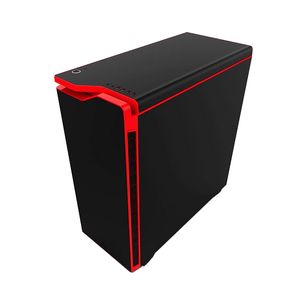 NZXT H440 negrorojo  Caja