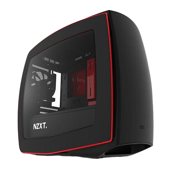 NZXT Manta negrorojo con ventana  Caja