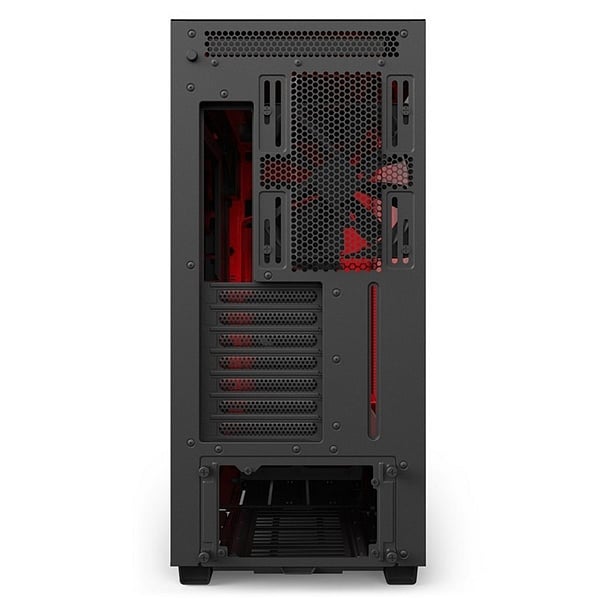 NZXT H700i con ventana negra  roja  Caja