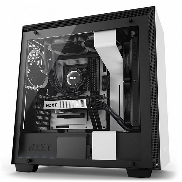 NZXT H700i con ventana mate blanca  Caja