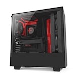 NZXT H500i con ventana negra  roja  Caja