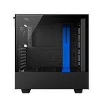 NZXT H500i con ventana negra  azul  Caja NZXT H500i con ventana negra  azul  Caja