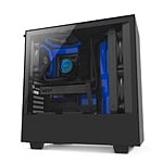 NZXT H500 con ventana negra  azul  Caja
