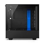 NZXT H500 con ventana negra  azul  Caja