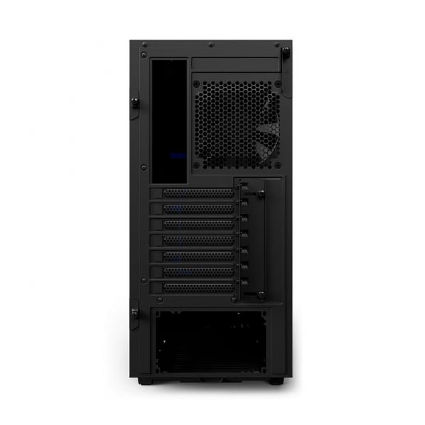 NZXT H500 con ventana negra  azul  Caja