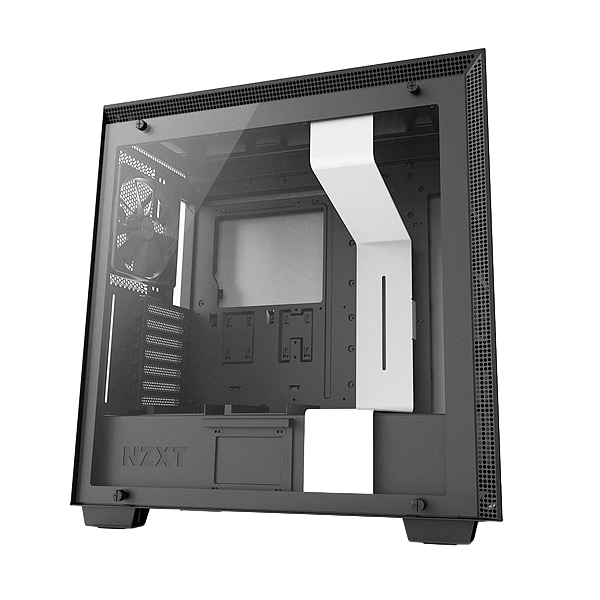 NZXT H700 con ventana blanca  negra  Caja