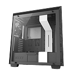 NZXT H700 con ventana blanca  negra  Caja
