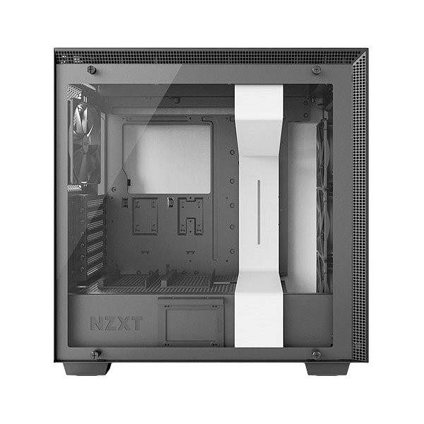 NZXT H700 con ventana blanca  negra  Caja