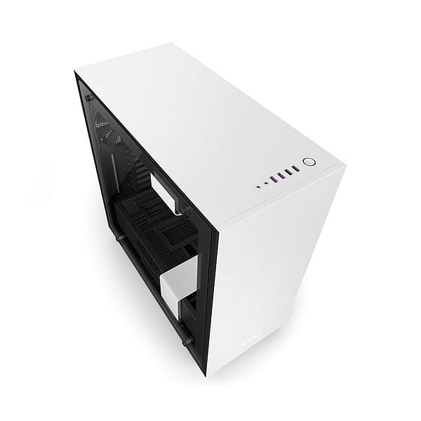 NZXT H700 con ventana blanca  negra  Caja
