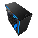 NZXT H700 con ventana negra  azul  Caja NZXT H700 con ventana negra  azul  Caja
