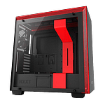 NZXT H700 con ventana negra  roja  Caja
