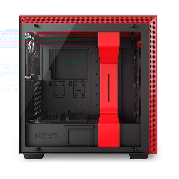 NZXT H700 con ventana negra  roja  Caja