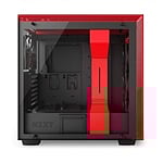 NZXT H700 con ventana negra  roja  Caja