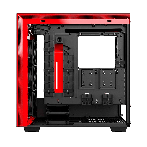 NZXT H700 con ventana negra  roja  Caja