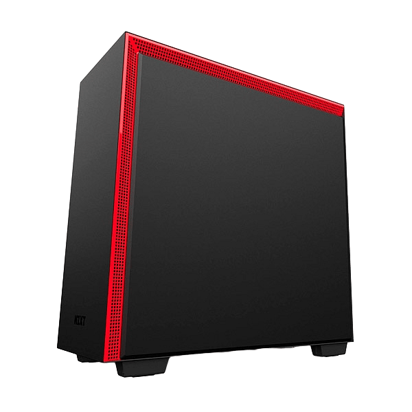NZXT H700 con ventana negra  roja  Caja