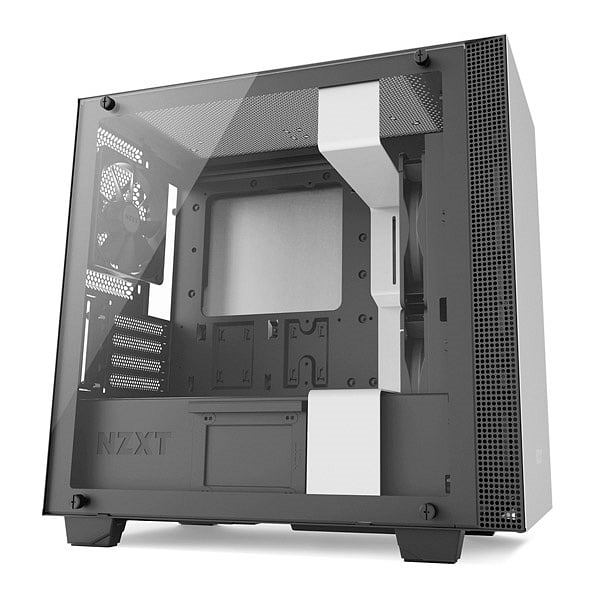 NZXT H400 con ventana blanca  negra  Caja