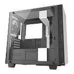 NZXT H400 con ventana blanca  negra  Caja